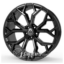 Cerchi in lega MOTEC BULL (MCT17) Black da 22 pollici per il modello AUDI 4N - depuis 2017