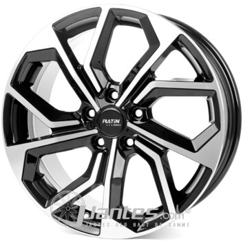 Cerchi in lega PLATIN P97 Black Poli da 17 pollici